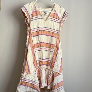 Anthropologie Frayed Stripe Dress
